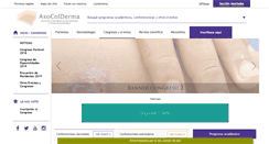 Desktop Screenshot of congresodermatologia.org